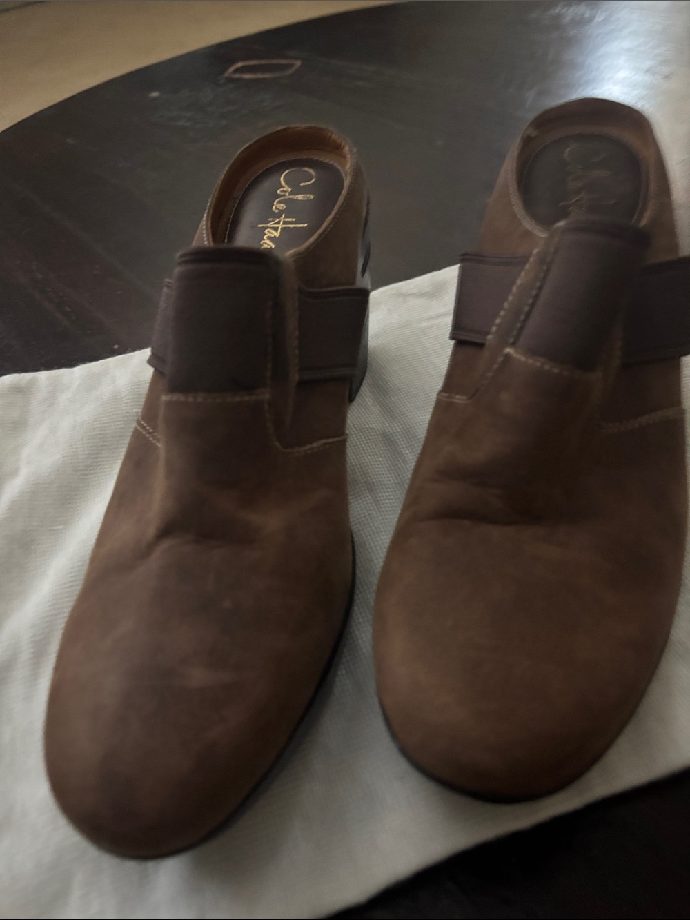 Cole Haan Suede Clogs
